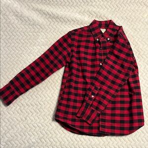 Crewcuts Red and Black Plaid Kids Shirt